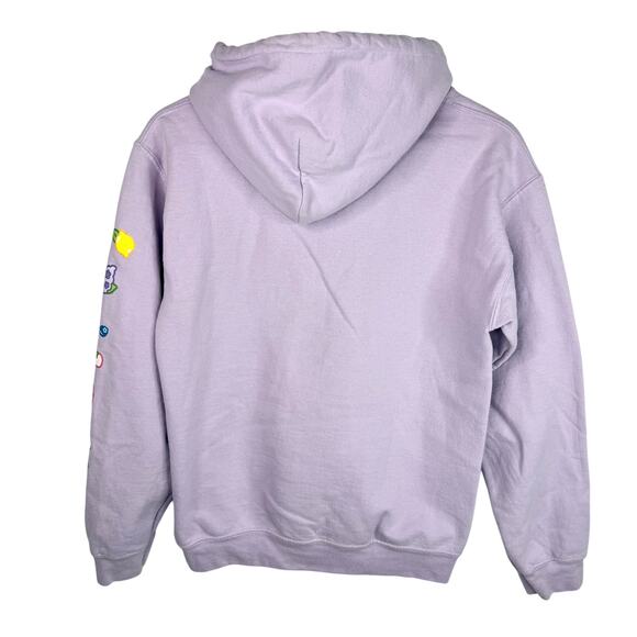 Bright Bat Purple Cow Sweatshirt Small - Picture 2 of 7